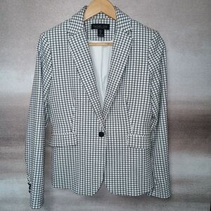 Rachel Zoe Black and White Checkered Suit